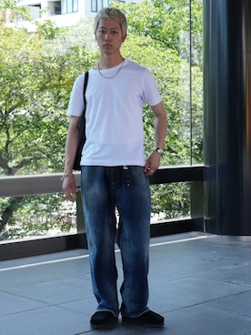 「アイテム（キーケース/キーアクセサリー）」を使った、たき さん（メンズ・170cm・20代）の夏コーディネート