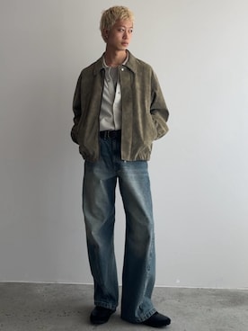 「秋服」｜「アイテム（ブルゾン）」を使った、たき さん（メンズ・170cm）の秋コーディネート