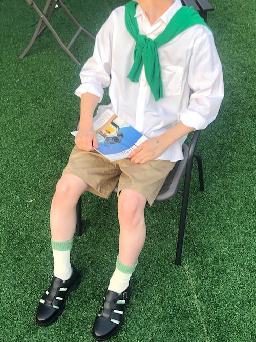 LACOSTE for JS ラコステ別注 ウールコットン ピケ カーディガン LACOSTE for JS ラコステ別注 ウールコットン ピケ カーディガン