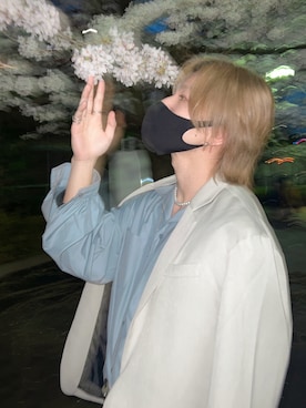 「G.O.C（ジーオーシー）のアイテム（テーラードジャケット）」を使った、MASAYA    さん（メンズ・177cm）の春コーディネート