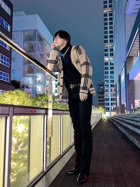 「服とコスメでなりたい自分に」｜「アイテム（その他）」を使った、MASAYA    さん（メンズ・177cm）の冬コーディネート