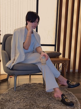 「CULLNI（クルニ）のアイテム（テーラードジャケット）」を使った、MASAYA    さん（メンズ・177cm）の春コーディネート