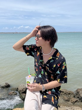 「韓国スタイル」｜「アイテム（その他）」を使った、MASAYA    さん（メンズ・177cm）の夏コーディネート