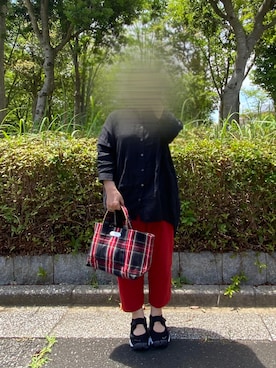 「troisのアイテム」を使った、ひさるんさん（レディース・147cm）の夏コーディネート