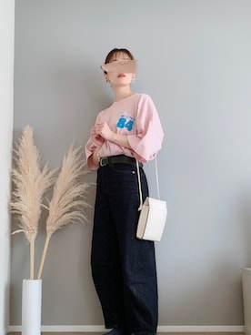 「アイテム（イヤリング）」を使った、ぱぴさん（レディース・152cm）の秋コーディネート