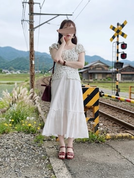 「MILKFED.（ミルクフェド）のアイテム」を使った、ぱぴさん（レディース・152cm）の夏コーディネート