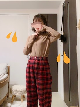 「冬を彩る色いろコーデ」｜ぱぴさん（レディース・152cm）の冬コーディネート