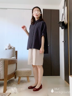 「アイテム（カチューシャ）」を使った、ぱぴさん（レディース・152cm）の秋コーディネート