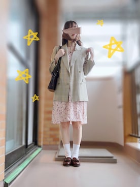 「COCO DEAL（ココディール）のアイテム」を使った、ぱぴさん（レディース・152cm）の春コーディネート