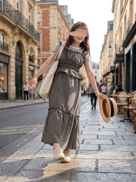 「CA4LA（カシラ）のアイテム」を使った、ぱぴさん（レディース・152cm）の秋コーディネート