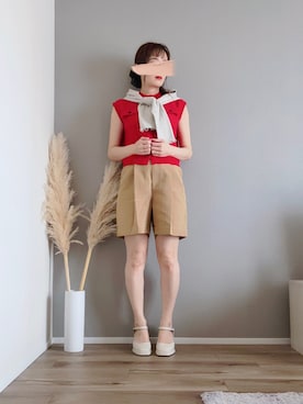 「LIAN（リアン）のアイテム」を使った、ぱぴさん（レディース・152cm）の夏コーディネート