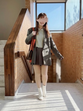 「A.P.C.（アーペーセー）のアイテム（バッグ）」を使った、ぱぴさん（レディース・152cm）の春コーディネート