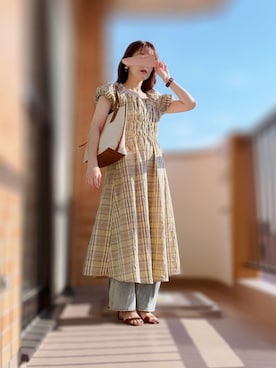 「WEGO（ウィゴー）のアイテム（パンツ）」を使った、ぱぴさん（レディース・152cm）の秋コーディネート
