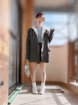 「yae（ヤエ）のアイテム」を使った、ぱぴさん（レディース・152cm）の春コーディネート