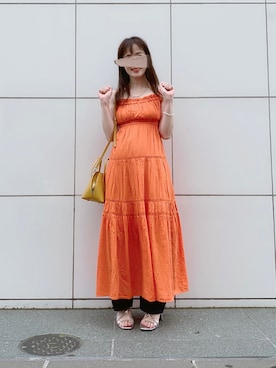 「アイテム（ブレスレット）」を使った、ぱぴさん（レディース・152cm）の夏コーディネート