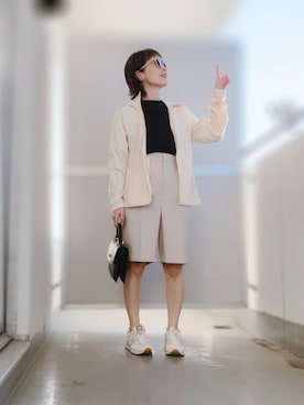 「アイテム（マウンテンパーカー）」を使った、ぱぴさん（レディース・152cm）の秋コーディネート