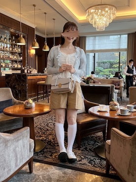 「CHARLES & KEITH（チャールズ & キース）のアイテム（パンプス）」を使った、ぱぴさん（レディース・152cm）の秋コーディネート