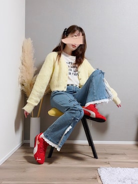 「merry jenny（メリージェニー）のアイテム」を使った、ぱぴさん（レディース・152cm）の春コーディネート