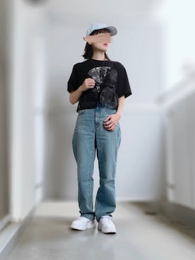 「RAGEBLUE（レイジブルー）のアイテム（キャミソール）」を使った、ぱぴさん（レディース・152cm）の夏コーディネート