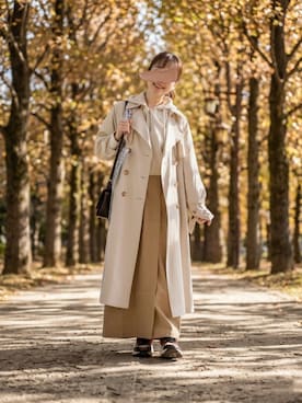 「TINA：JOJUN（ティーナジョジュン）のアイテム」を使った、ぱぴさん（レディース・152cm）の春コーディネート