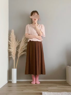 「アイテム（ソックス/靴下）」を使った、ぱぴさん（レディース・152cm）の夏コーディネート