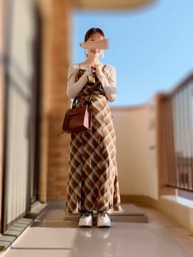 「アイテム（その他）」を使った、ぱぴさん（レディース・152cm）の秋コーディネート