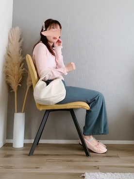 「アイテム（カーディガン/ボレロ）」を使った、ぱぴさん（レディース・152cm）の秋コーディネート