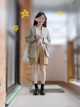 「COCO DEAL（ココディール）のアイテム」を使った、ぱぴさん（レディース・152cm）の春コーディネート