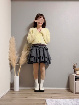 「dazzlin（ダズリン）のアイテム」を使った、ぱぴさん（レディース・152cm）の冬コーディネート