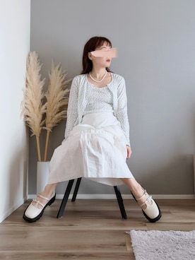 「no brand（ノーブランド）のアイテム（アクセサリー）」を使った、ぱぴさん（レディース・152cm）の秋コーディネート