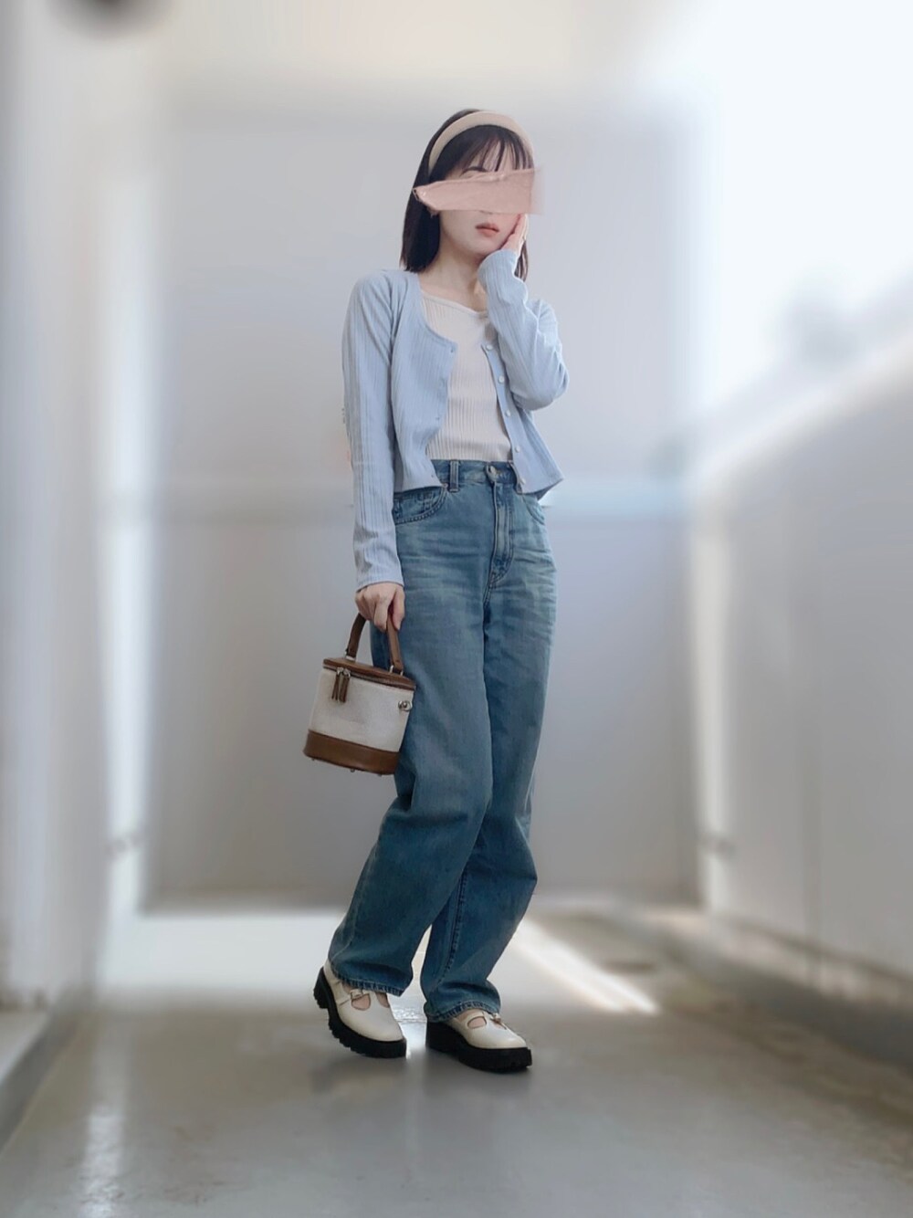 ぱぴ｜GUのデニムパンツを使ったコーディネート - WEAR 