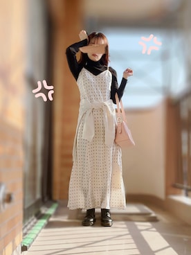 「Ungrid（アングリッド）のアイテム」を使った、ぱぴさん（レディース・152cm）の春コーディネート