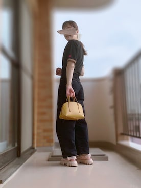 「アイテム（シュシュ）」を使った、ぱぴさん（レディース・152cm）の夏コーディネート