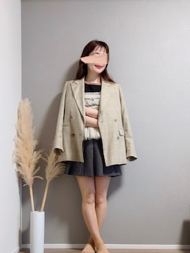 「COCO DEAL（ココディール）のアイテム」を使った、ぱぴさん（レディース・152cm）の夏コーディネート