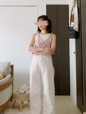 「WC（ダブル シー）のアイテム（ワンピース/ドレス）」を使った、ぱぴさん（レディース・152cm）の夏コーディネート