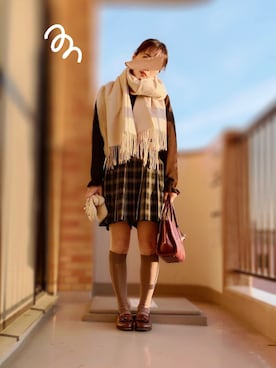 「アイテム（手袋）」を使った、ぱぴさん（レディース・152cm）の冬コーディネート