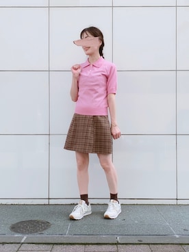 「アイテム（ブレスレット）」を使った、ぱぴさん（レディース・152cm）の夏コーディネート