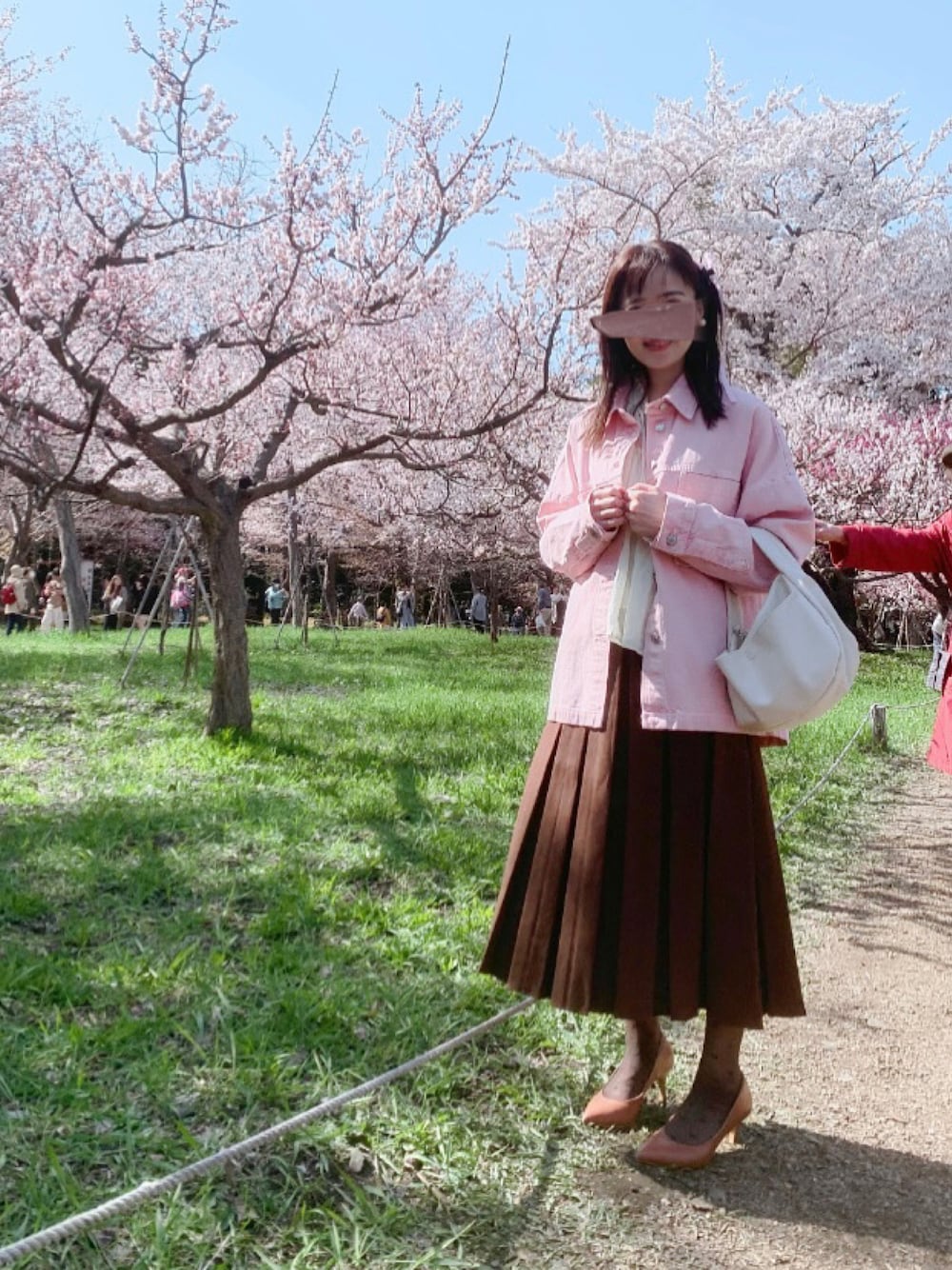 ZARA デニム Gジャン・スカート ピンク セット ZARAのデニムジャケット（ピンク系）を使ったレディース人気