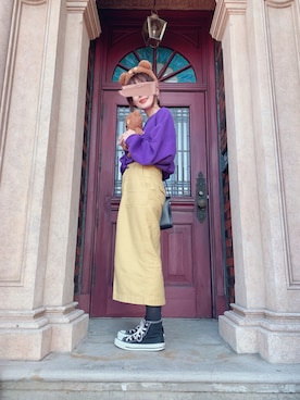 「Zatchels（ザッチェルズ）のアイテム」を使った、ぱぴさん（レディース・152cm）の夏コーディネート