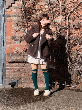 「GAP（ギャップ）のアイテム」を使った、ぱぴさん（レディース・152cm）の冬コーディネート