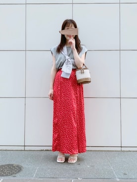 「アイテム（シャツ/ブラウス）」を使った、ぱぴさん（レディース・152cm）の夏コーディネート