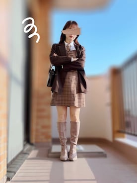 「WEGO（ウィゴー）のアイテム」を使った、ぱぴさん（レディース・152cm）の秋コーディネート