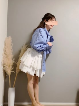 「アイテム（アクセサリー）」を使った、ぱぴさん（レディース・152cm）の冬コーディネート