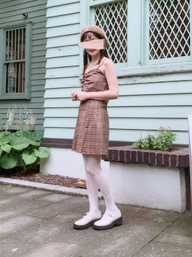 「アイテム（ワンピース/ドレス）」を使った、ぱぴさん（レディース・152cm）の夏コーディネート