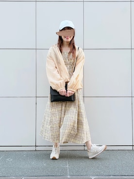 「PUMA(プーマ)のアイテム(帽子)」を使った、ぱぴさん(レディース・152cm)の秋コーディネート