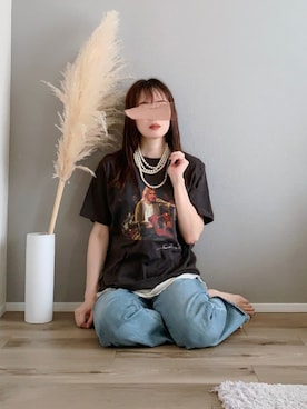「アイテム（リング）」を使った、ぱぴさん（レディース・152cm）の秋コーディネート