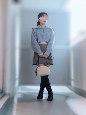 「冬を彩る色いろコーデ」｜ぱぴさん（レディース・152cm）の冬コーディネート