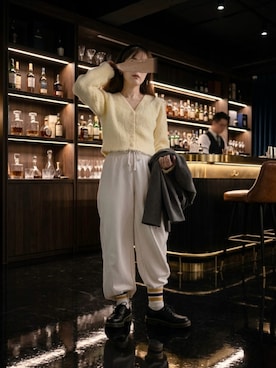 「yae（ヤエ）のアイテム」を使った、ぱぴさん（レディース・152cm）の春コーディネート