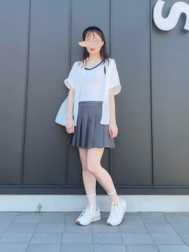 「アイテム（リング、ゴールド系）」を使った、ぱぴさん（レディース・152cm）の夏コーディネート