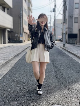 「me+em select（ミームセレクト）のアイテム」を使った、ぱぴさん（レディース・152cm）の春コーディネート